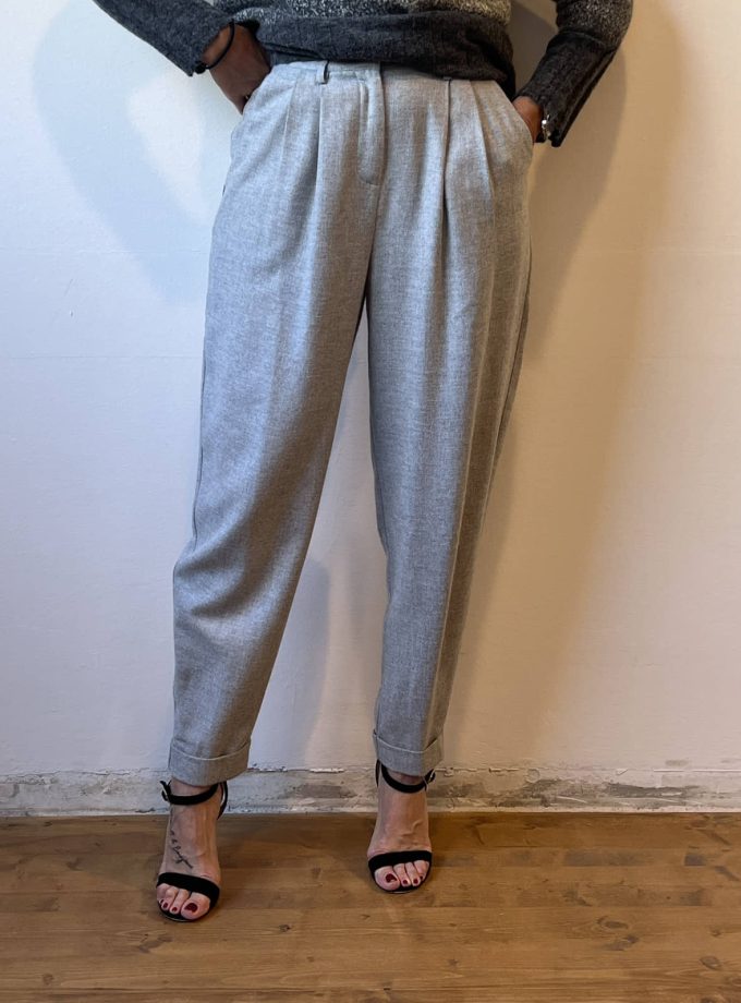 Pantalone a banana con pences Manila Grace