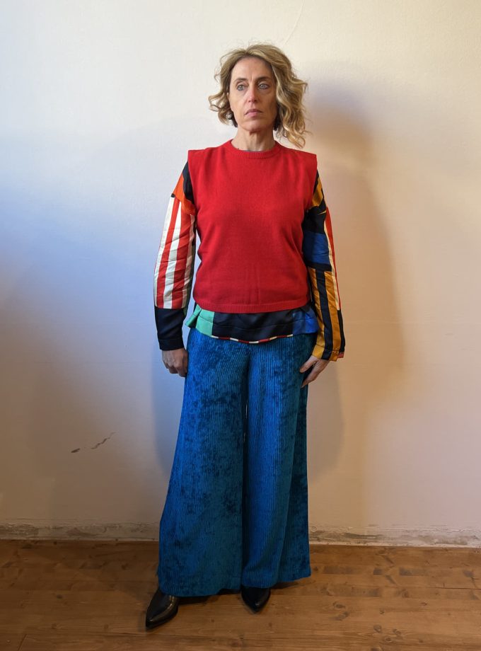 Pantalone in velluto Ottod'Ame