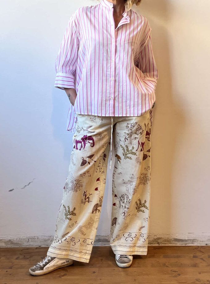 Pantalone palazzo misto lino Ottod'Ame