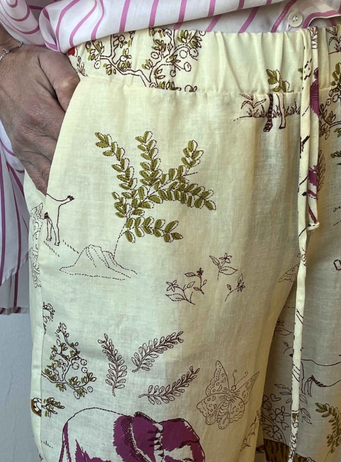 Pantalone palazzo misto lino Ottod'Ame