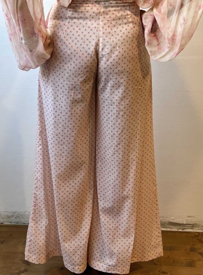 Pantalone palazzo a fiorellini Alessia Santi