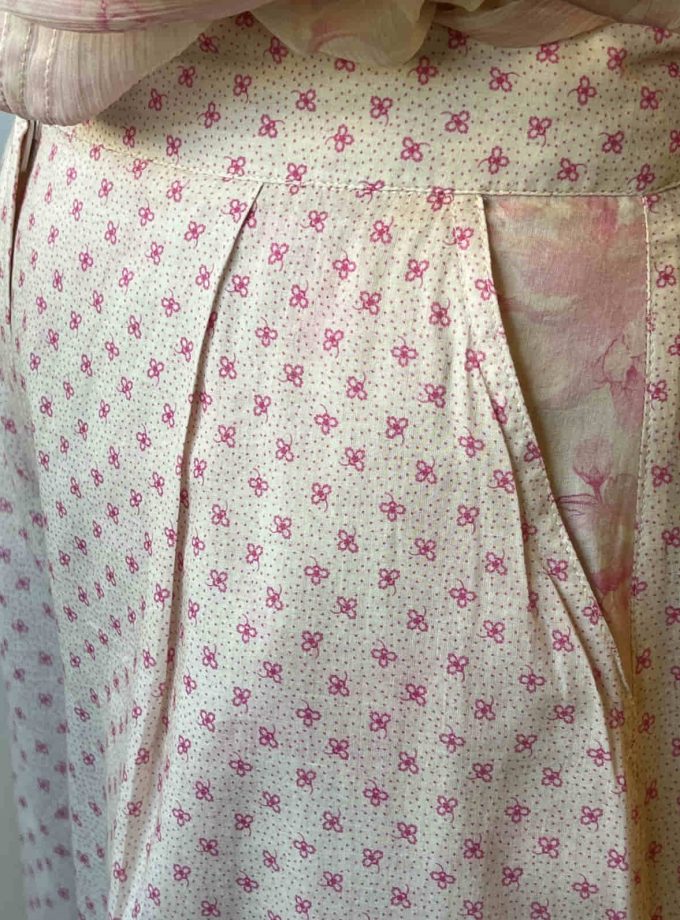 Pantalone palazzo a fiorellini Alessia Santi