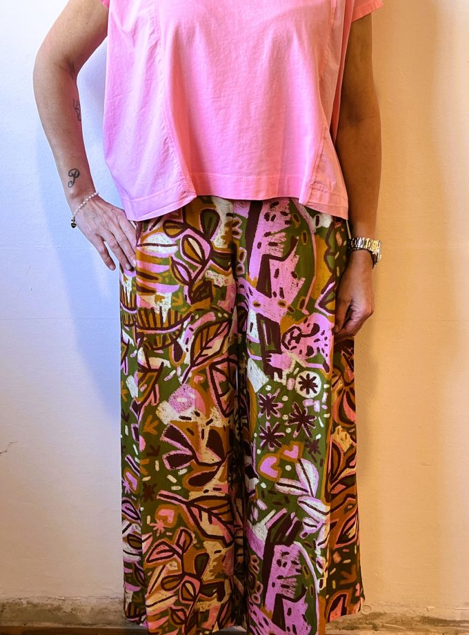 T-shirt manica corta bi materiale Meme Road