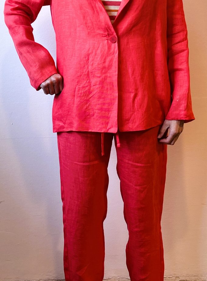 Pantalone lino Meme Road