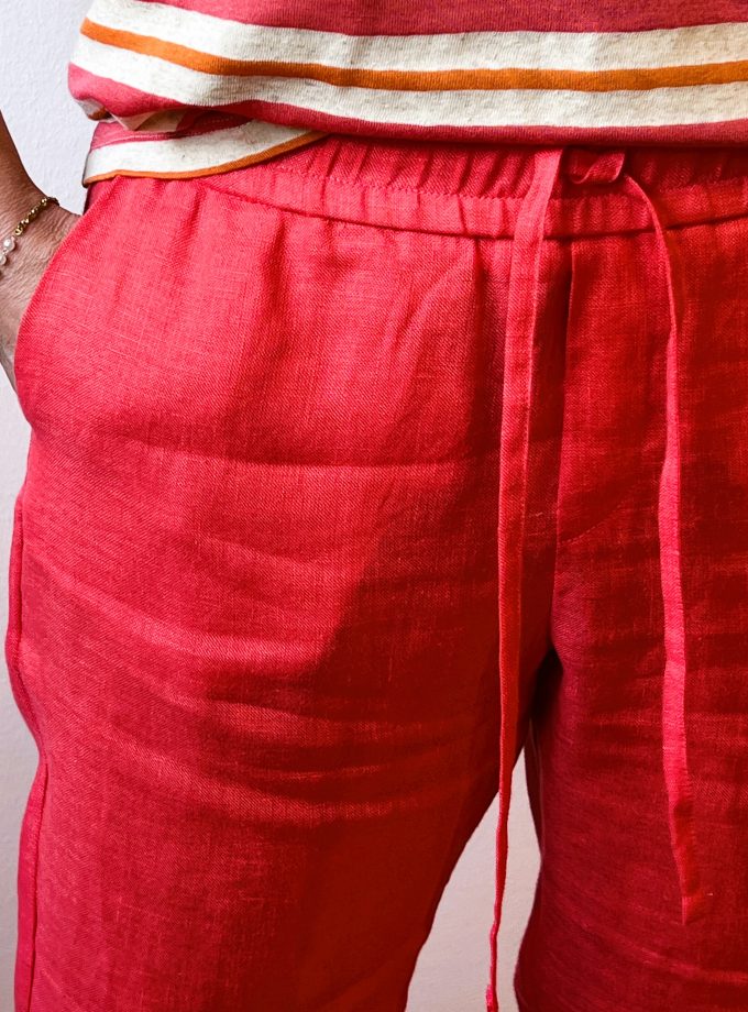 Pantalone lino Meme Road