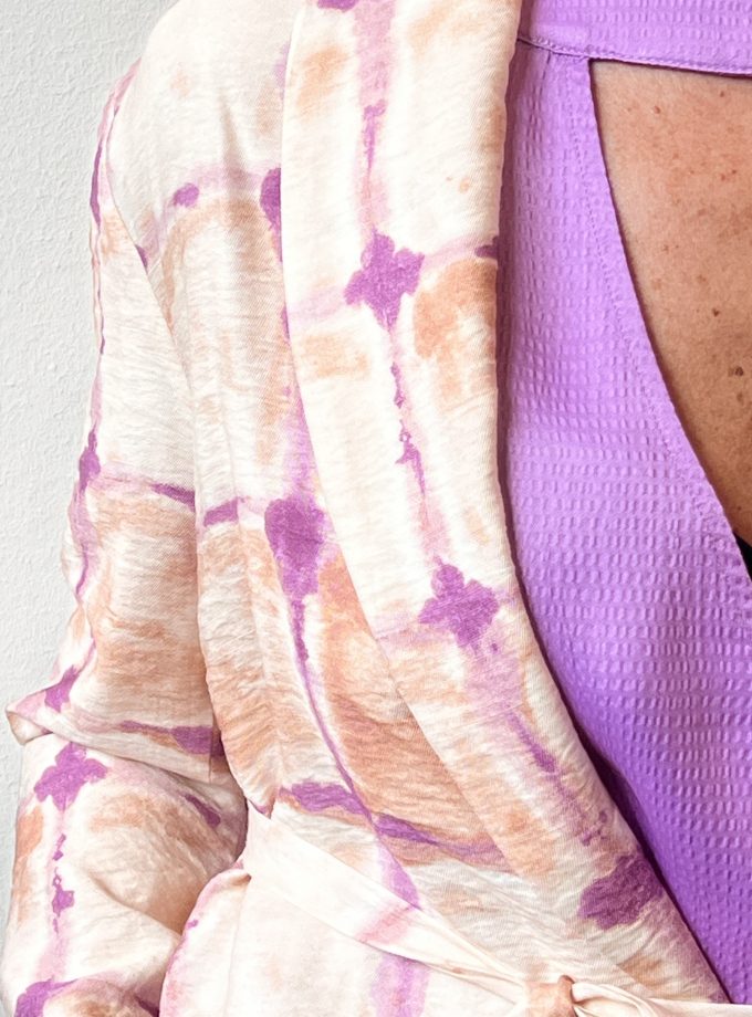 Giacca a vestaglia fantasia Meme Road