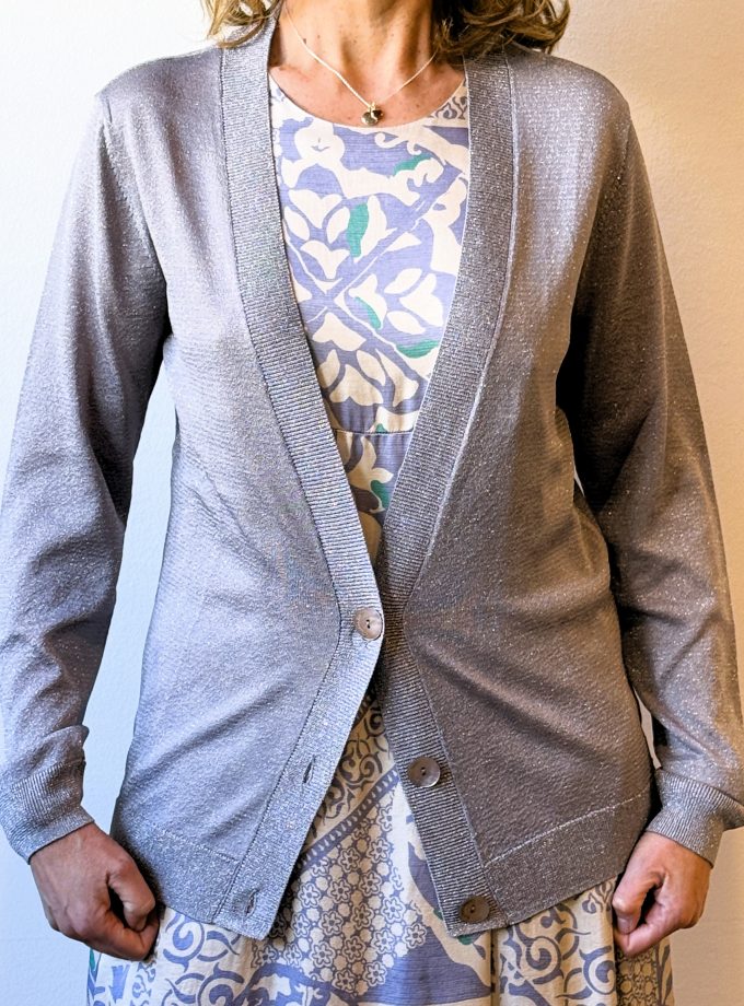 Cardigan lame' Alessia Santi