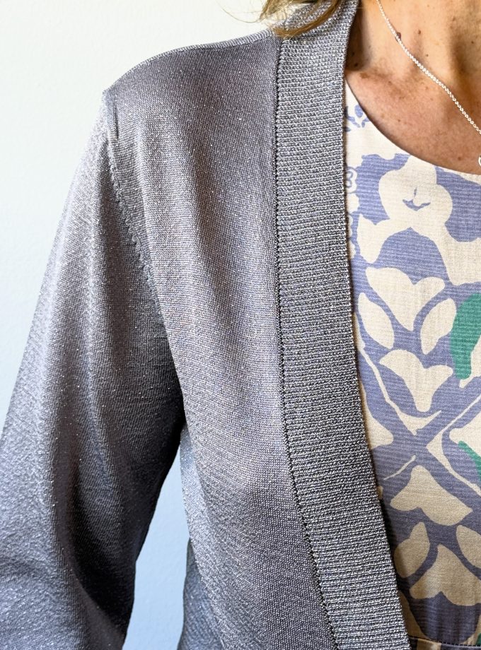 Cardigan lame' Alessia Santi