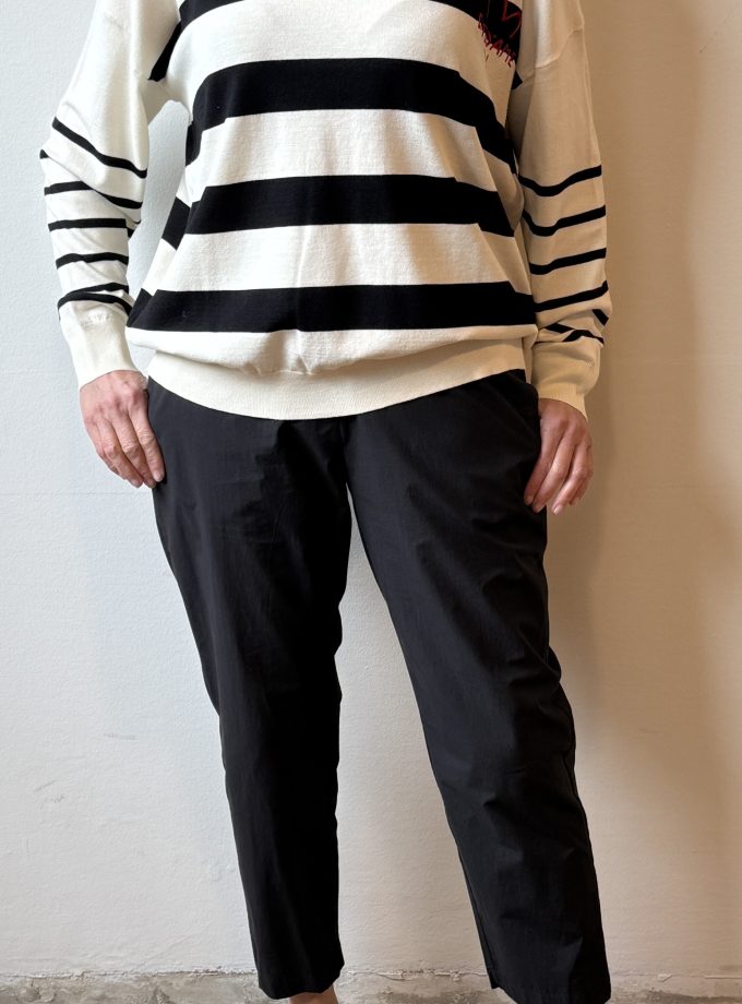 Maglione in viscosa rigato Ottod'Ame