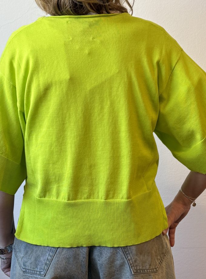 Maglia filo scollo V manica corta Jei-O Laboratorio