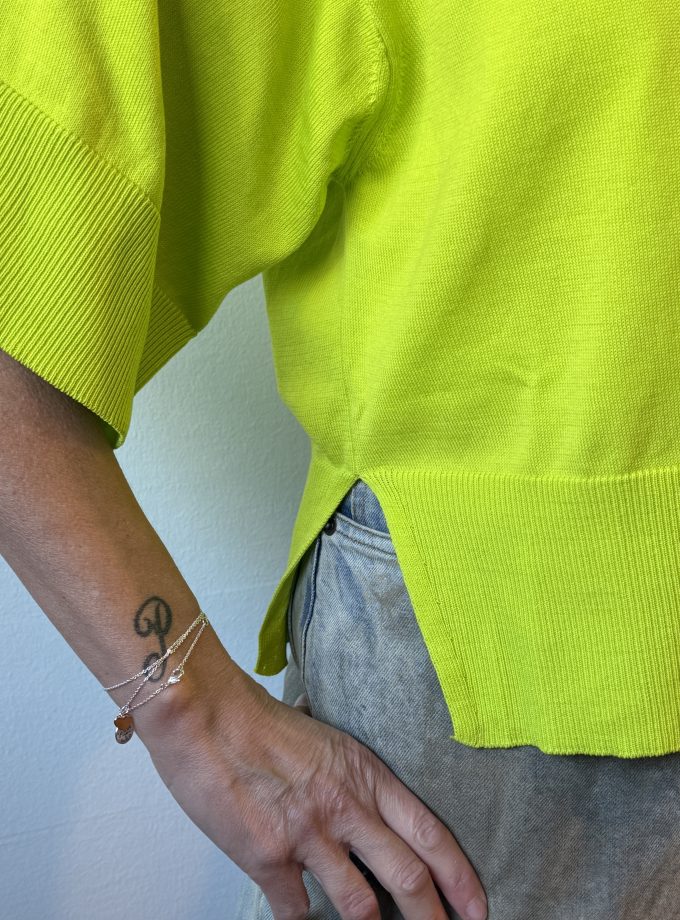 Maglia filo scollo V manica corta Jei-O Laboratorio