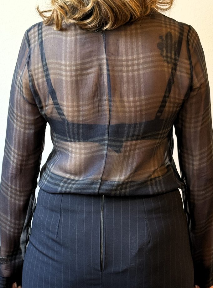 Blusa tartan Ottod'Ame