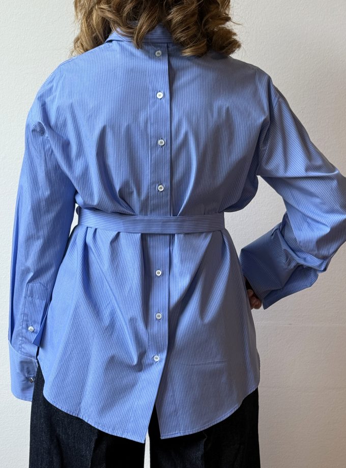 Camicia in popeline con fusciacca Ottod'Ame