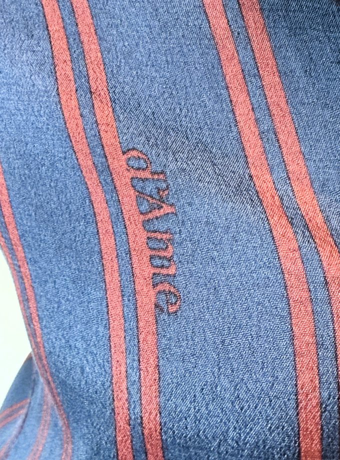 Camicia rigata in viscosa Ottod'Ame