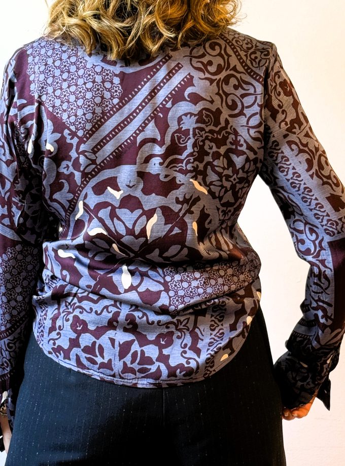 Camicia in viscosa stampata Alessia Santi