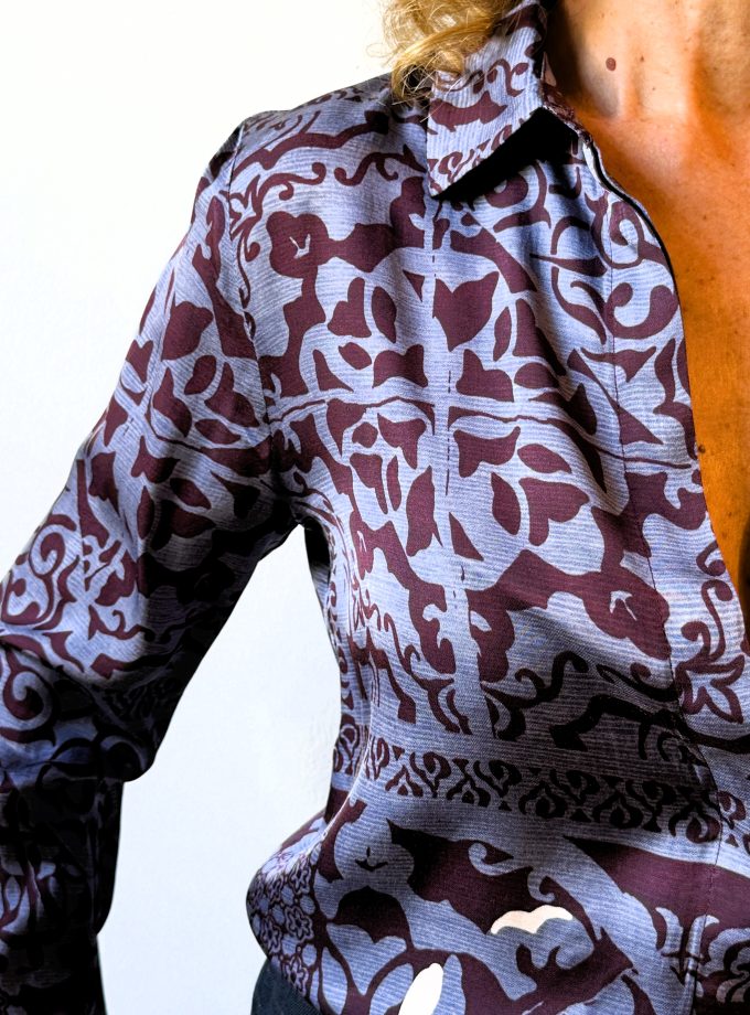 Camicia in viscosa stampata Alessia Santi