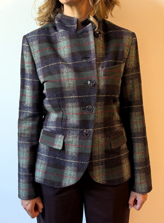 Giacca coreana scozzese Alessia Santi