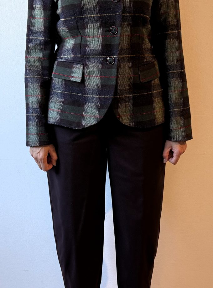 Giacca coreana scozzese Alessia Santi