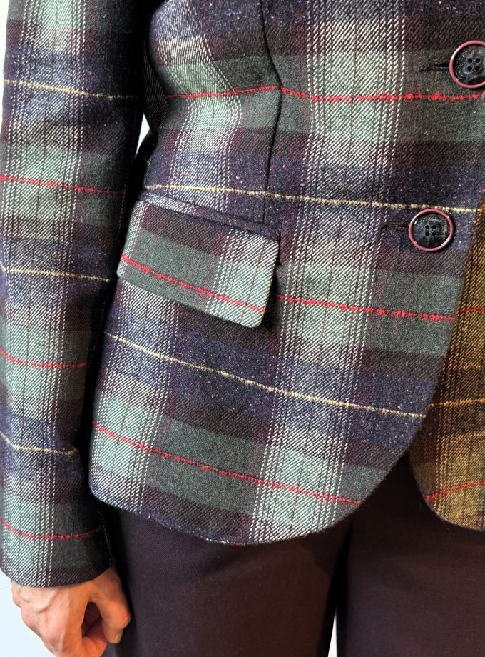 Giacca coreana scozzese Alessia Santi