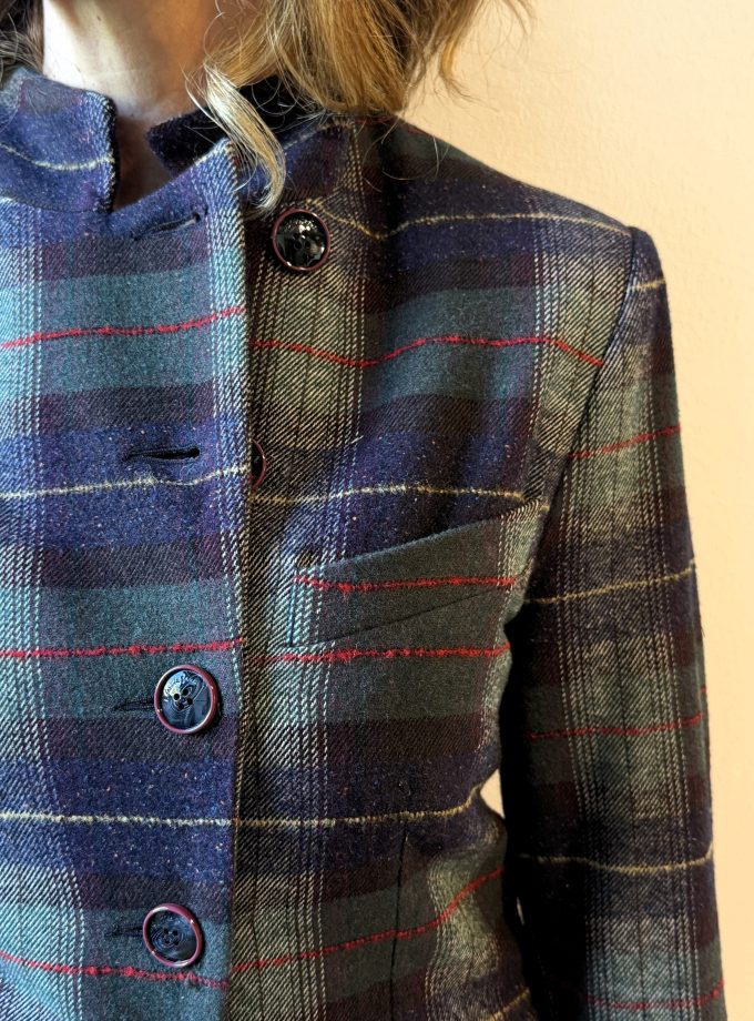 Giacca coreana scozzese Alessia Santi