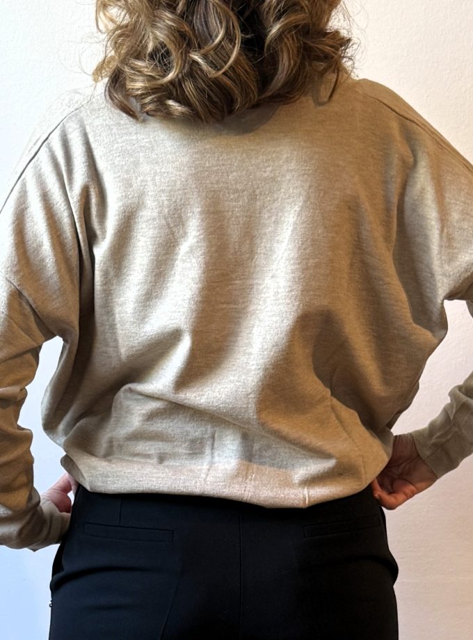 Maglia a V con spilla Ottod'Ame