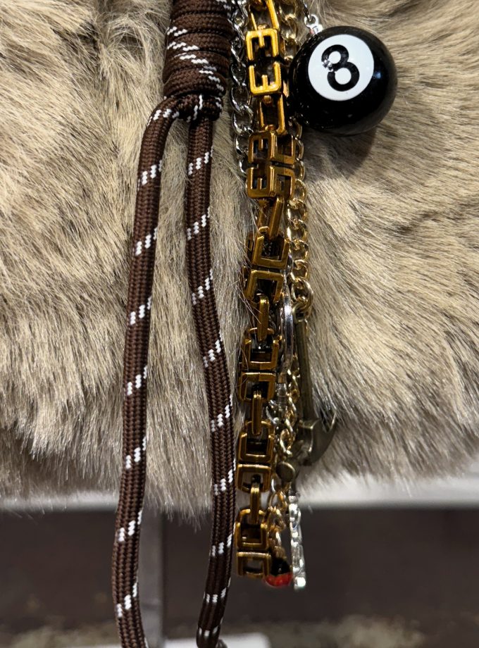 Borsa a mano in ecopelliccia Alessia Santi