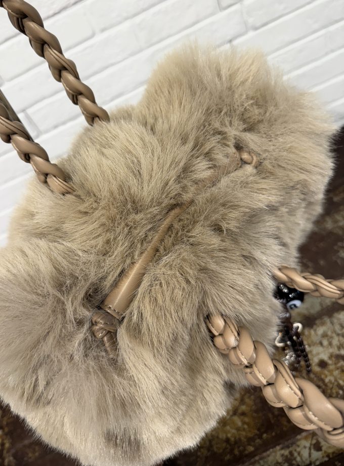 Borsa a mano in ecopelliccia Alessia Santi