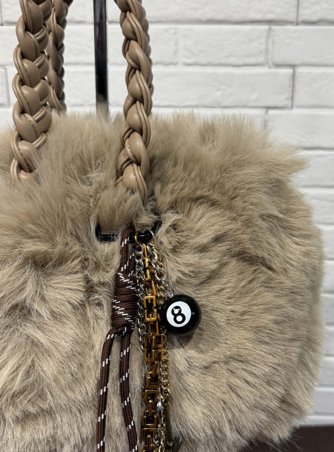 Borsa a mano in ecopelliccia Alessia Santi