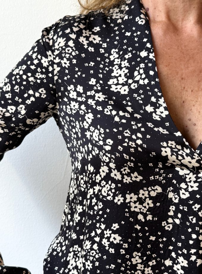 Blusa scollo V fantasia Alessia Santi