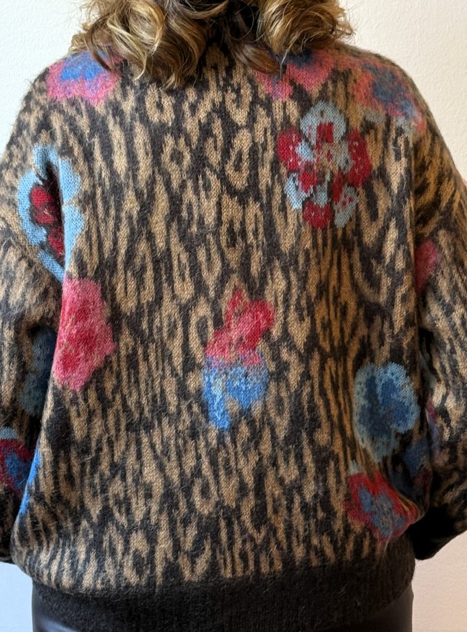 Cardigan animalier e fiori Souvenie Privée