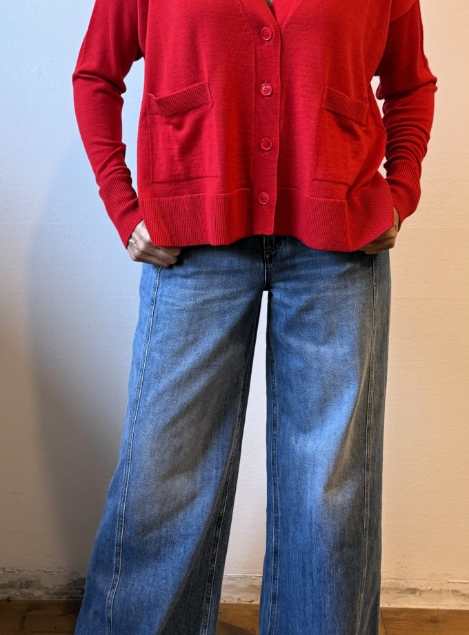 Cardigan lana merinos Jei-O Laboratorio