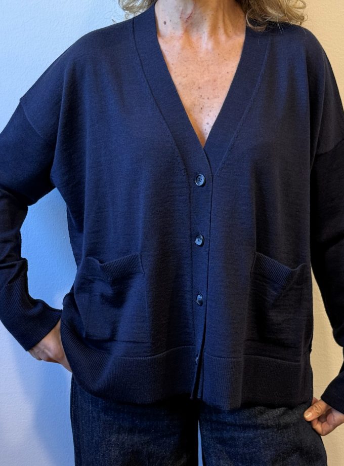 Cardigan lana merinos Jei-O Laboratorio