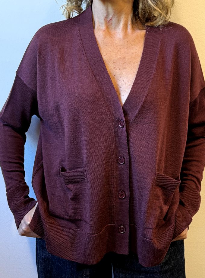 Cardigan lana merinos Jei-O Laboratorio