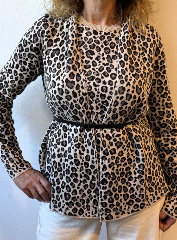 Cardigan maculato Alessia Santi