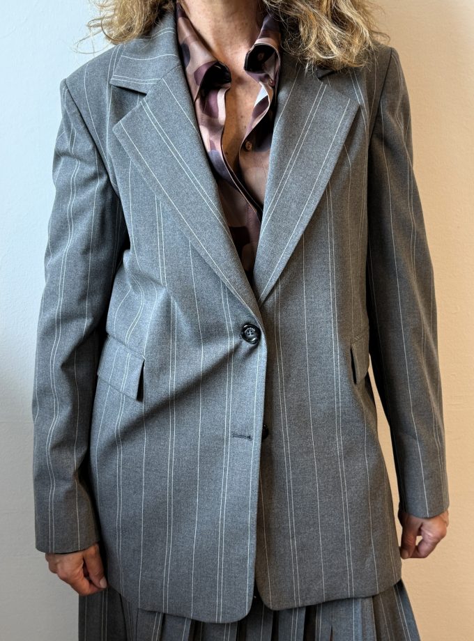 Giacca over gessata Manila Grace