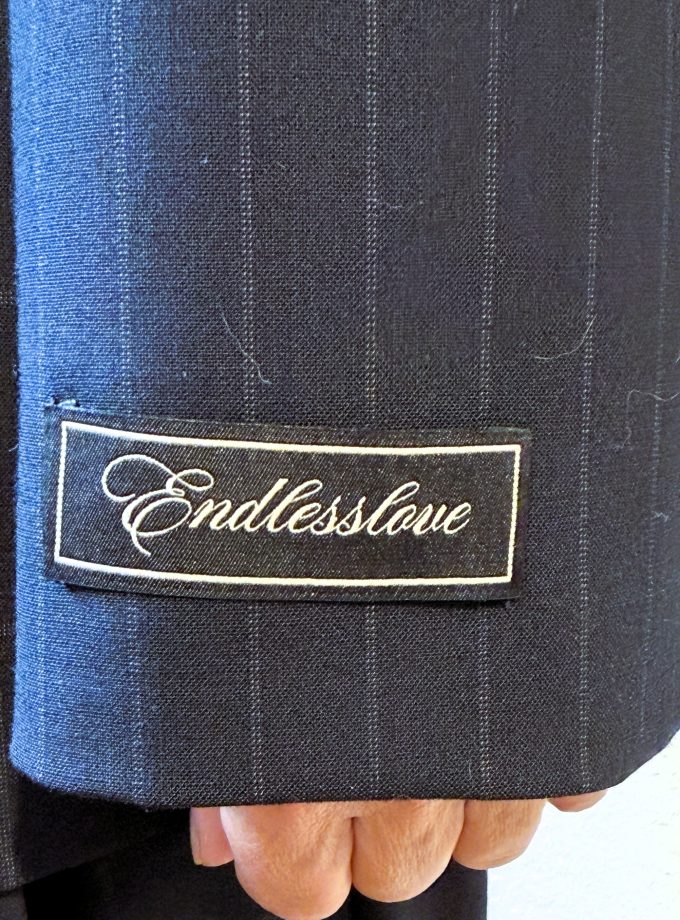 Giacca patchwork check e gessato Ottod'Ame