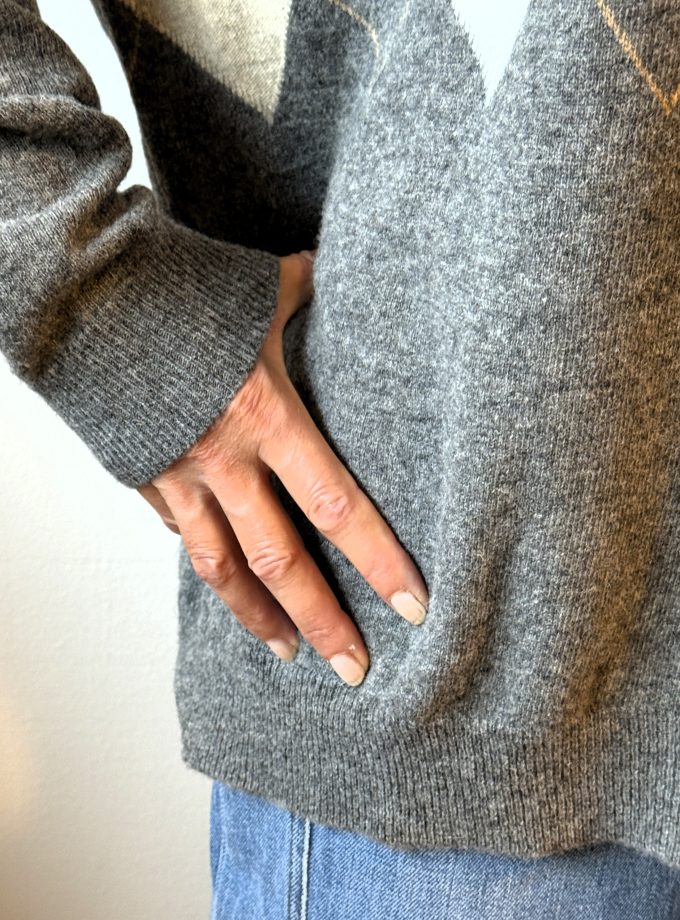 Maglione motivo rombi Jei- O Laboratorio