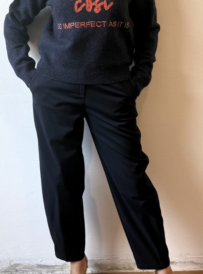 Maglia girocollo con ricamo Alessia Santi