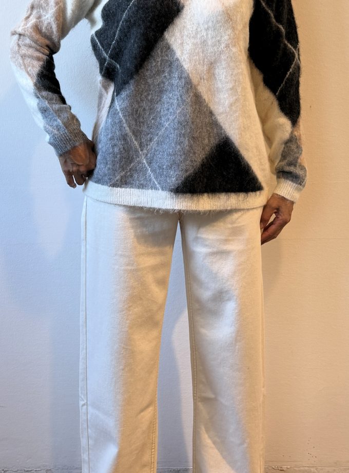 Maglia sollo V a rombi Alessia Santi