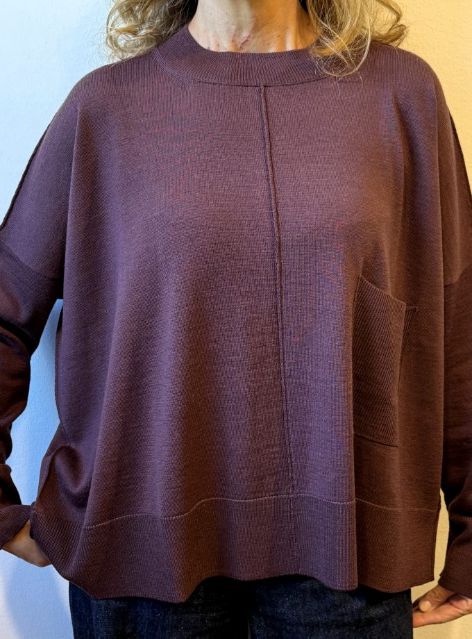 Maglia girocollo con taschino Jei-O Laboratorio