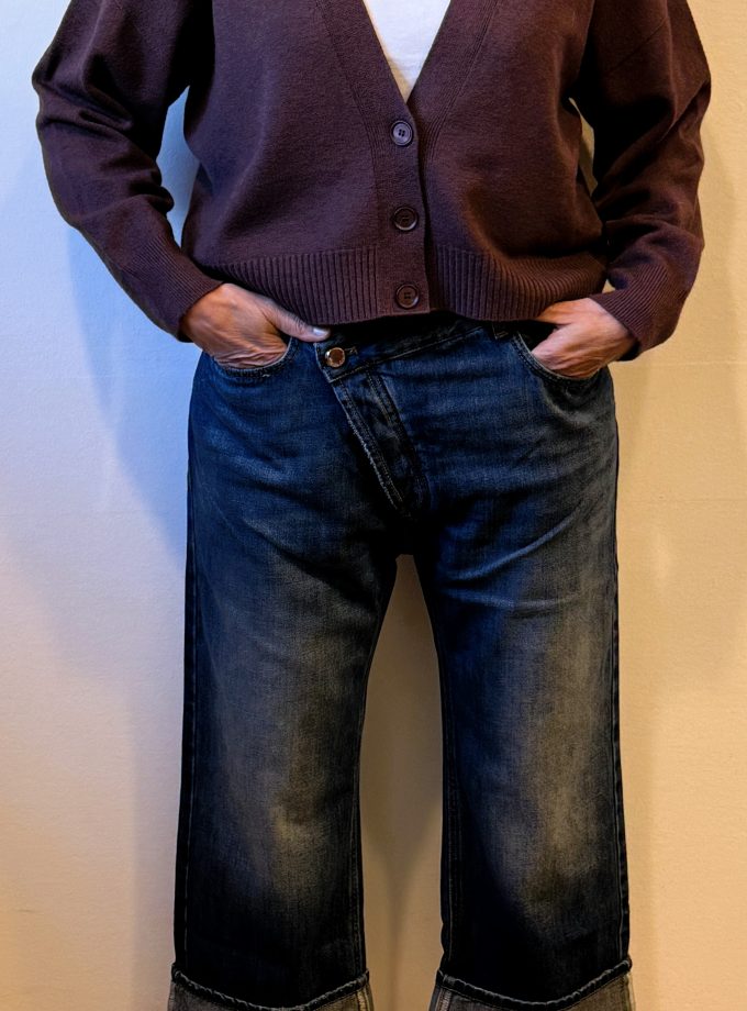 Jeans wide leg asimmetrico Manila Grace