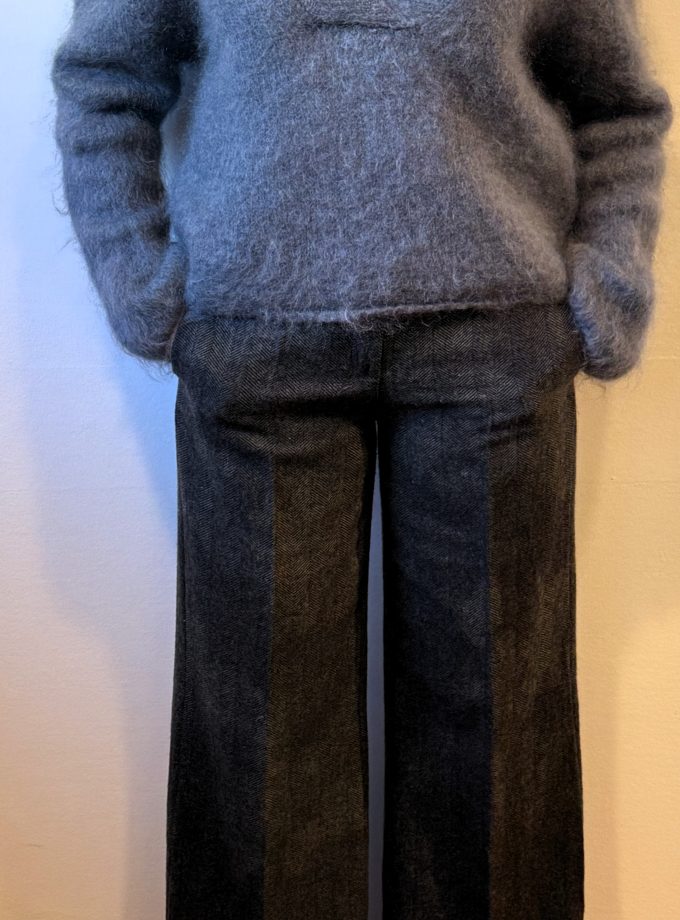 Maglia scollo V mohair Souvenir Privèe