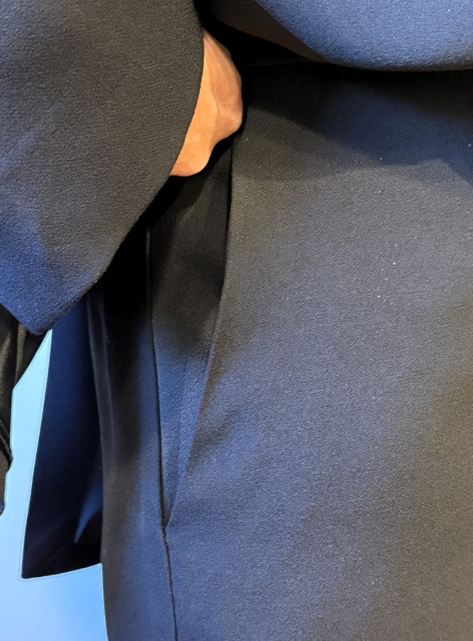 Pantalone palazzo con piega Ottod'Ame